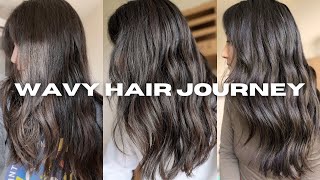 I tried the Curly Girl Method on Wavy Hair for 30 days Type 2A Hair [upl. by Haleeuqa]