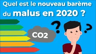 Malus écologique 2020  barème CO2 WLTP questce qui change sur cette taxe [upl. by Aloivaf]