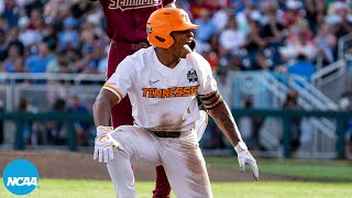 Christian Moore hits for first Mens College World Series cycle since 1956 [upl. by Christyna]