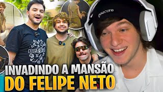 Conhecendo a mansão do Felipe Neto com o Brino e o T3ddy [upl. by Jedlicka176]