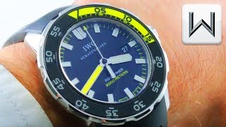 IWC Aquatimer 2000 IW356808 356808 Luxury Watch Review [upl. by Enar]