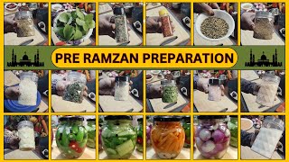 Pre Ramadan Preparation  Useful Ideas for Ramadan Preparation  Make and Store  Ramadan 2024 [upl. by Ettenwahs]