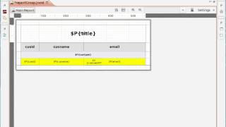 Jaspersoft Studio  Using parameter in report [upl. by Ehgit]