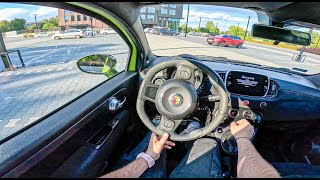 Abarth 595 Competizione  14 TJET 180HP  POV Test Drive [upl. by Nessi682]