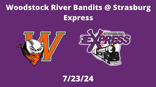 Woodstock River Bandits  Strasburg Express 72324 [upl. by Einaj550]