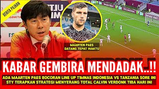 🔴TOP 10‼️KEPUTUSAN HEBAT TADI MALAM PSSI BOCORKAN LINE UP Timnas Indonesia vs Tanzania Main Sore Ini [upl. by Elton]