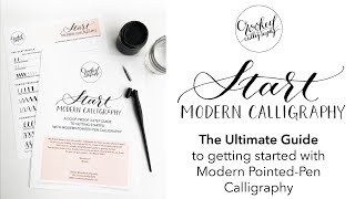 Start Modern Calligraphy  the ULTIMATE guide for beginners  CROOKED CALLIGRAPHY [upl. by Anurag]