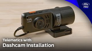 Ford Pro™ Telematics with Dashcam Installation  Ford Pro™ [upl. by Koeninger]