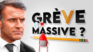 Menace de grève massive en France [upl. by Enimzaj]