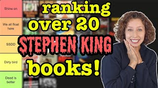 Tier Ranking The Stephen King Books Ive Read So Far [upl. by Alleuqcaj]