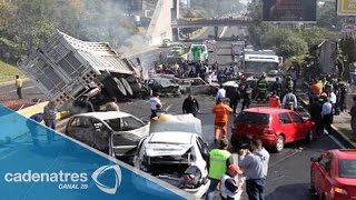 Muertos por accidentes en carretera México  Cuernavaca [upl. by Ardnatal364]