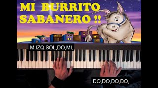 Mi Burrito Sabanero Letra  Reggaetón [upl. by Nahtanha]