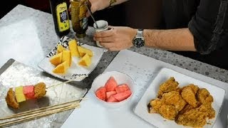 Oven Fried Chicken Skewers  Chicken Recipes [upl. by Anaiq]