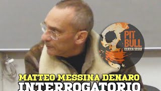 Matteo Messina Denaro laudio integrale dellunico interrogatorio del boss [upl. by Aram]