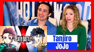 Death Battle Tanjiro vs Jonathan Joestar Reaction  Demon Slayer vs JoJos Bizarre Adventure [upl. by Sayres60]