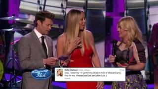 Kelly Clarkson LOVES Mariah Carey American Idol [upl. by Eittam312]