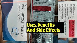 PANTOPRAZOLE TABLETS IP 40 mg UsesBenefits And Side Effects [upl. by Folger491]