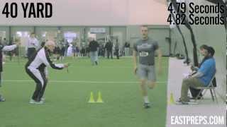 D2 D3 PRO DAY Thomas Noone Bowdoin College WR 2012 D2 D3 NAIA NATIONAL SCOUTING COMBINE [upl. by Hurley]