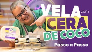 Vela com Cera de Coco  Passo a Passo  Kit Vela para Iniciante [upl. by Luedtke727]