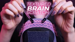 ASMR TINGLY Textured Brain Scratch for DEEP SLEEP No Talking [upl. by Odnavres386]