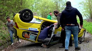 45° Rally Valle Daosta 2024 BIG CRASH many MISTAKES e SHOW [upl. by Garret]