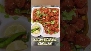 Soya chilli recipe trending viral recipe soyachilli soyabean [upl. by Sapphira370]