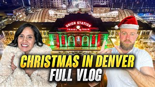 Downtown Denver FULL VLOG Tour Denver At Christmas WE SEE IT ALL [upl. by Rausch460]