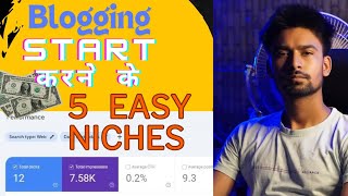 blogging start krne ke easy niches how to start blogging best hosting plan for bloggerblogging [upl. by Reve]