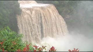 Chinas Largest Waterfall Hits Its Record Flow of 2016 [upl. by Quentin]