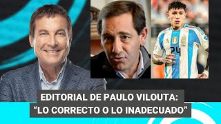 📣 Editorial Paulo Vilouta quotLo correcto o lo inadecuadoquot 180724 Vilouta910 [upl. by Snowman]