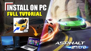 How To Play Asphalt Nitro⚡ on PCLAPTOP for FREE [upl. by Yrellam]