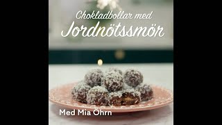 Chokladbollar fyllda med jordnötssmör [upl. by Naivart]