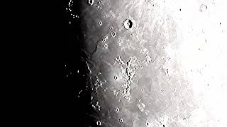 Waxing Gibbous Moon and Apollo 11 Site Image 4K [upl. by Esilana]