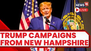 Donald Trump Speech LIVE  Trump Addresses Rally In New Hampshire  Trump New Hampshire Rally [upl. by Nedrah]