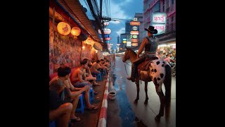 Neon Nights Exploring Soi Cowboy Bangkok’s Vibrant Red Light District [upl. by Aielam]