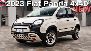 NEW 2023 Fiat Panda 4x4 4x40°  REVEALED Driving exteriorampinterior [upl. by Yruama]