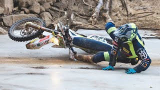 Bassella Race 1 2022  Slippery Mud Party vs 1000 Enduro Riders  Crash amp Show by Jaume Soler [upl. by Lsil]