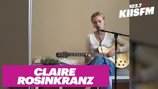 Claire Rosinkranz Performs Backyard Boy  Acoustic  KIIS Next Up [upl. by Koss]