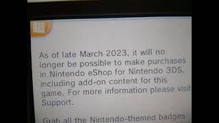 Nintendo eshop Closing Statement [upl. by Mercer556]