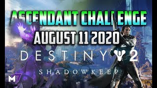 Ascendant Challenge August 11 2020 Solo Guide  Destiny 2  Corrupted Eggs amp Lore Location [upl. by Henrion]