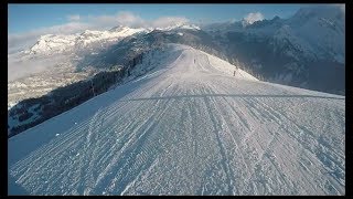 Epaule St GervaisSt NicolasDeVÃ©roce Ski hiver 20172018 [upl. by Forelli]