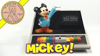 Mickey Mouse Talk Back Talking Computer 1981 Walt Disney  Part 1 [upl. by Bobbie979]