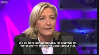 Marine Le Pen on Muslims and Nigel Farage [upl. by Mishaan]