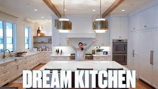 DREAM KITCHEN TOUR  FULL KITCHEN TOUR IN OUR NEW DREAM HOME [upl. by Sigmund]