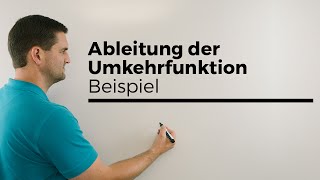 Ableitung der Umkehrfunktion Beispiel 1  Mathe by Daniel Jung [upl. by Bambie579]