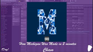 How Michigan By Chavo Was made in 2 Minutes  Fl Studio 20 [upl. by Airekat]