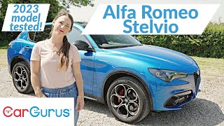 2023 Alfa Romeo Stelvio Review Tonale updates for Alfas big SUV [upl. by Akered]