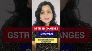 GSTR  3B changes August 2024 September 2024 New RCM Ledger [upl. by Notxap407]