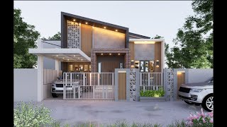 Desain Rumah Modern Minimalis Pak Faisal [upl. by Eirroc265]