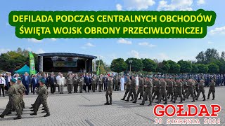 Defilada podczas centralnych obchodów Święta Wojsk Obrony Przeciwlotniczej  Gołdap 2024 [upl. by Le]